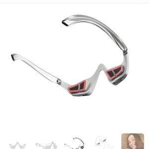 Glowastica under eye red LED light glasses